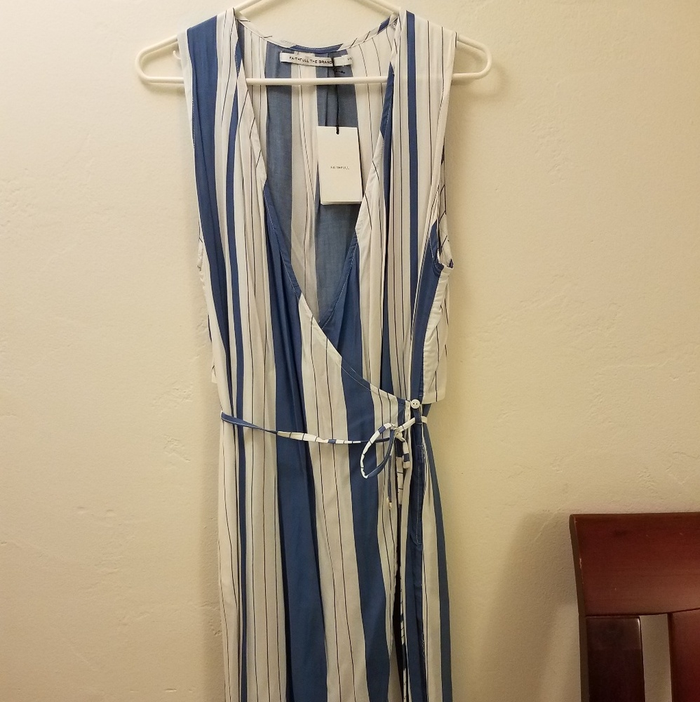 Midi wrap dress